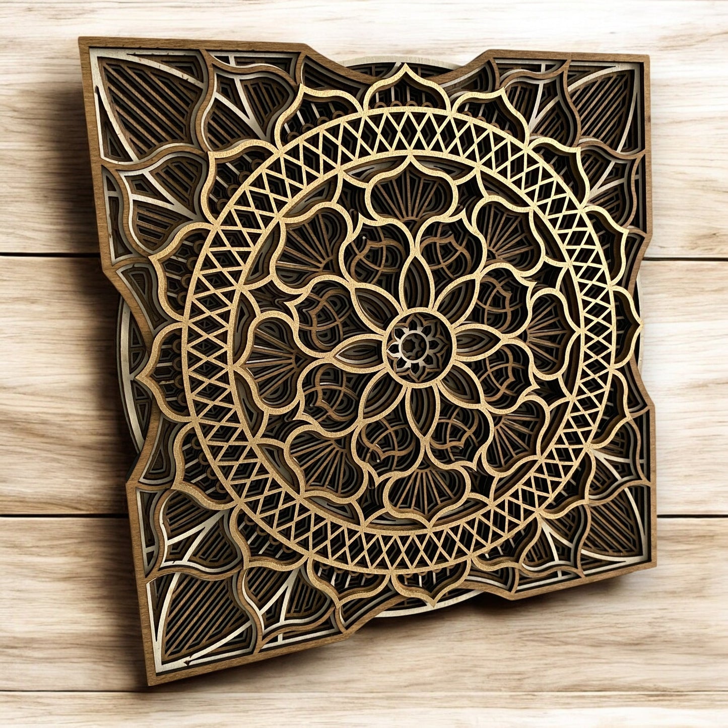 Mandala in legno 6 strati (001)