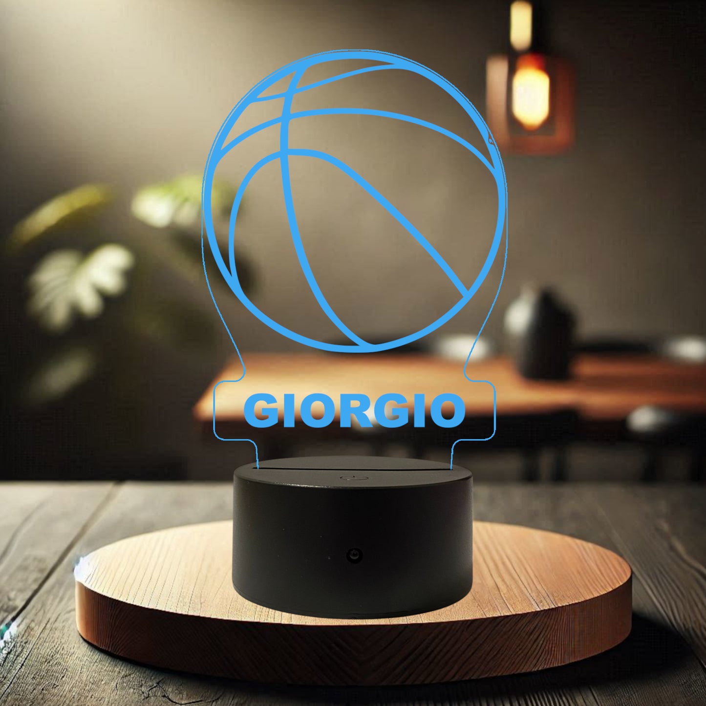 Lampada Led Basket Classic - Personalizzata con NOME
