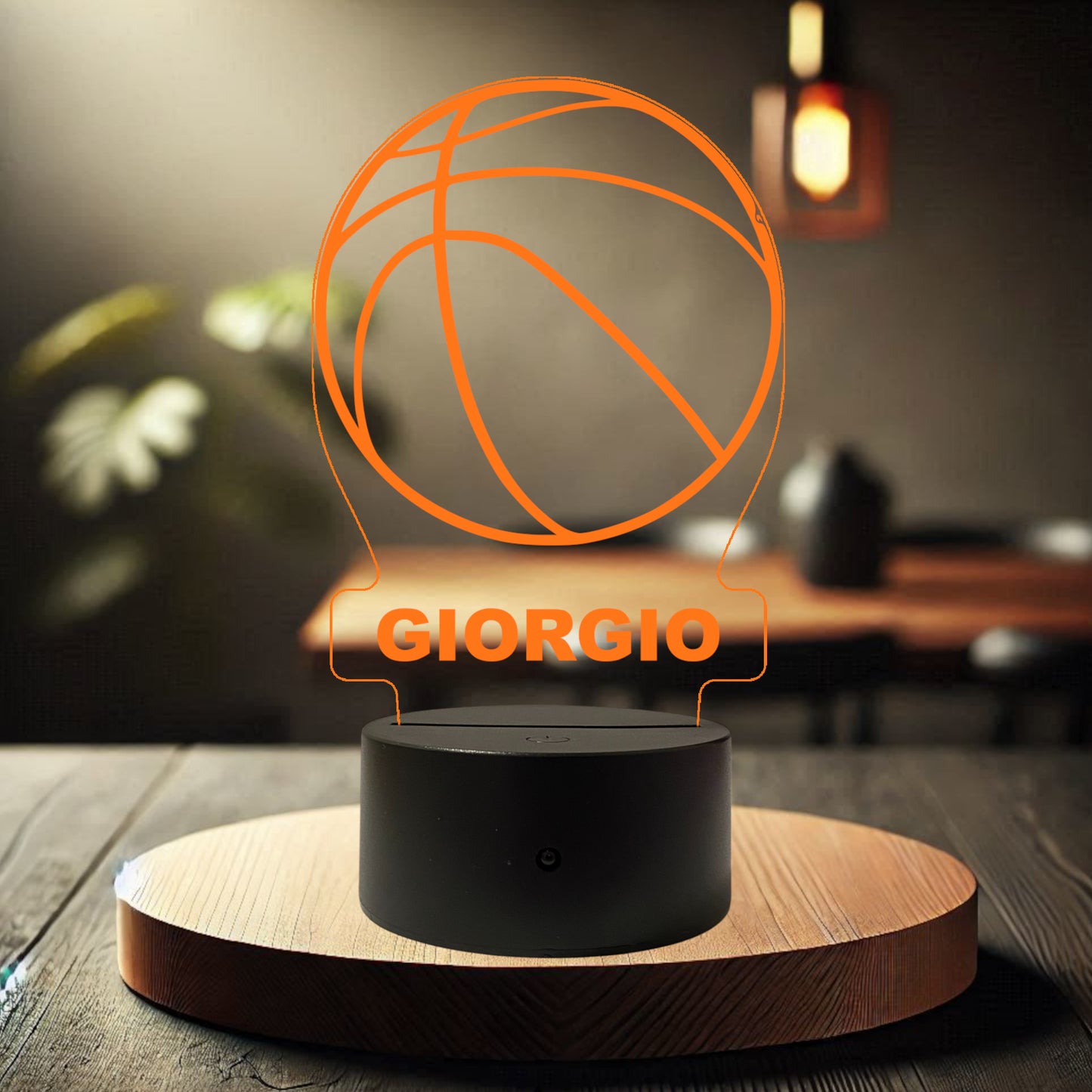 Lampada Led Basket Classic - Personalizzata con NOME