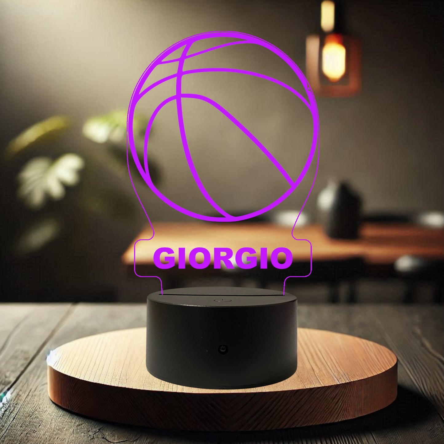 Lampada Led Basket Classic - Personalizzata con NOME