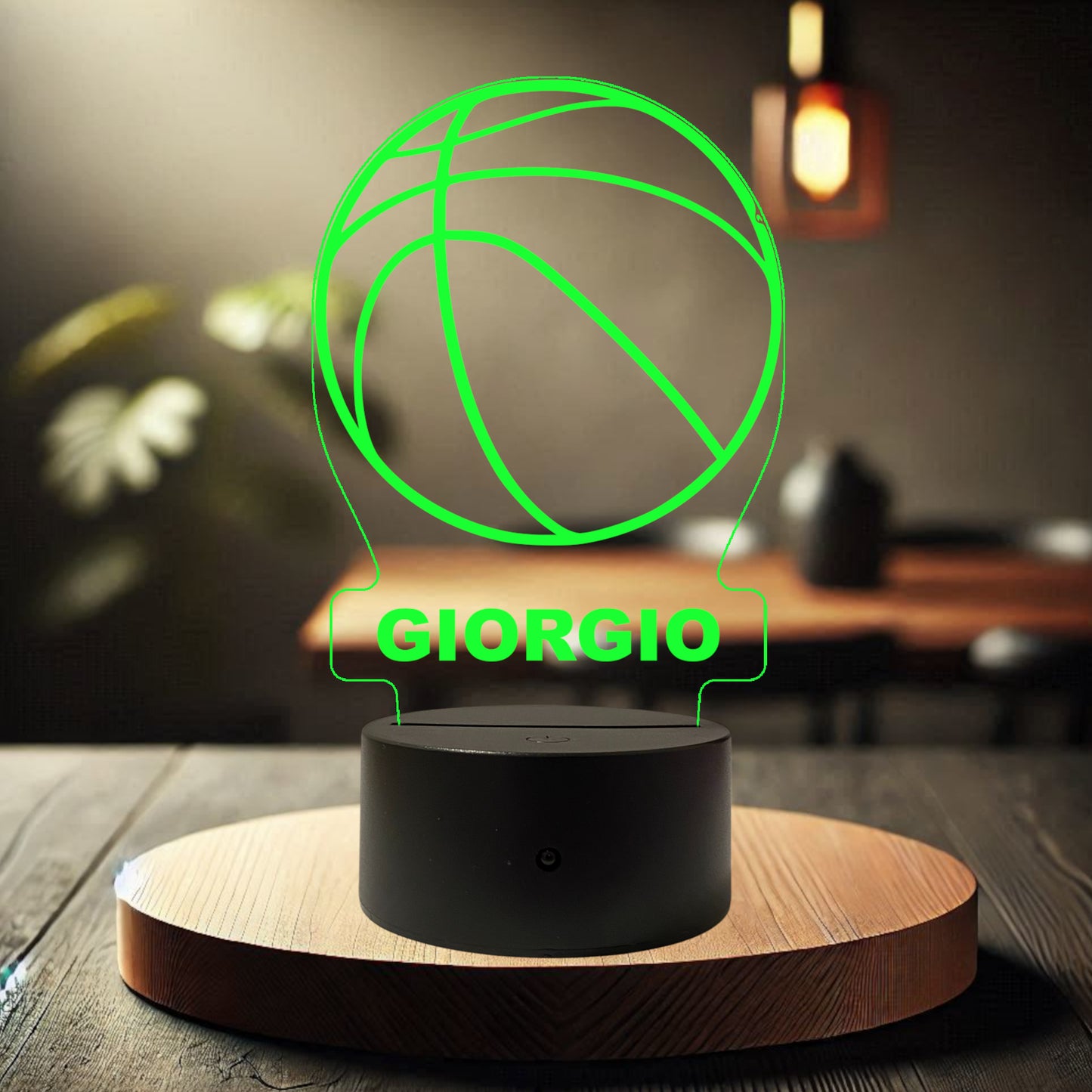 Lampada Led Basket Classic - Personalizzata con NOME