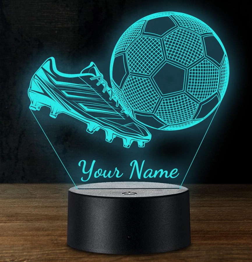 Lampada Led Calcio Personalizzata con NOME