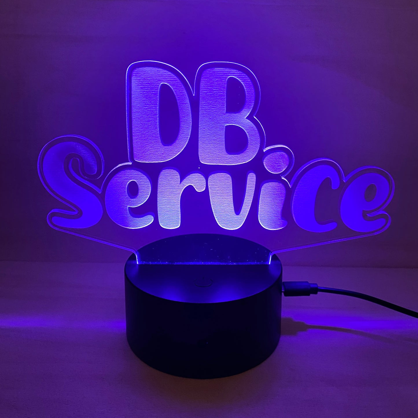 Lampada Led NOME Personalizzata