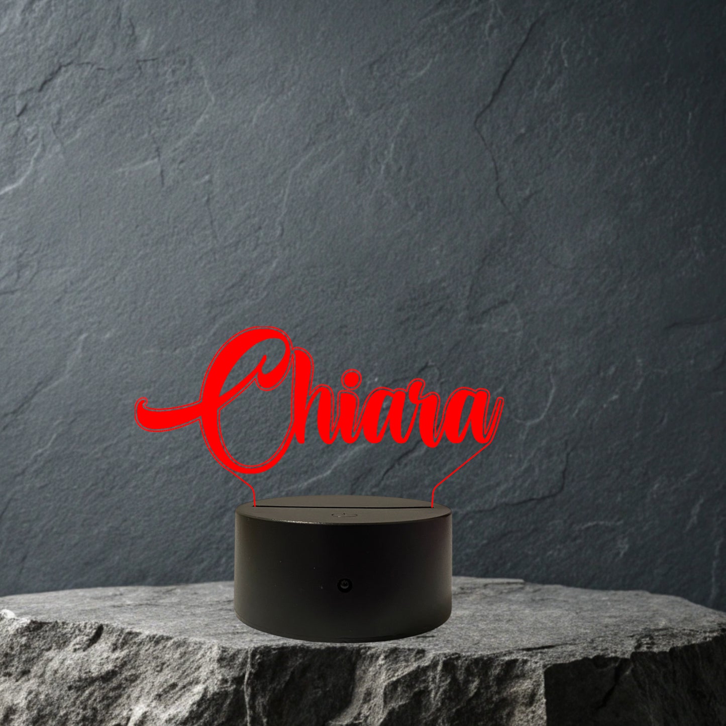 Lampada Led NOME Personalizzata