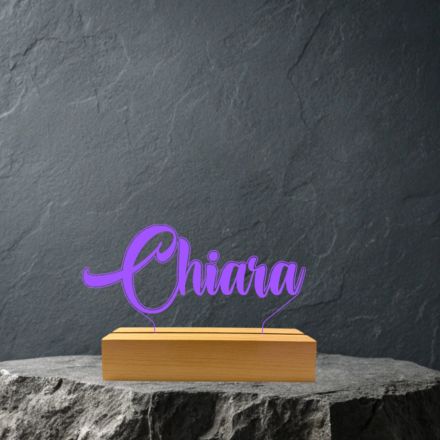 Lampada Led NOME Personalizzata