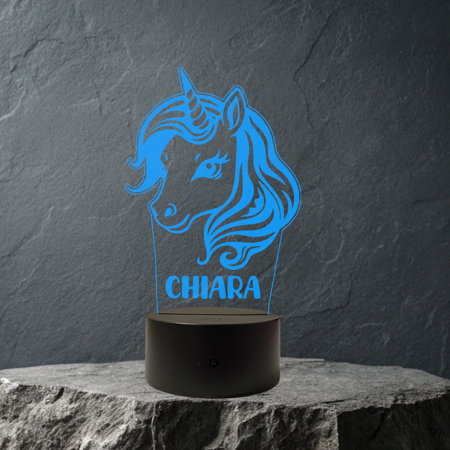 Lampada Led UNICORNO Personalizzata con NOME