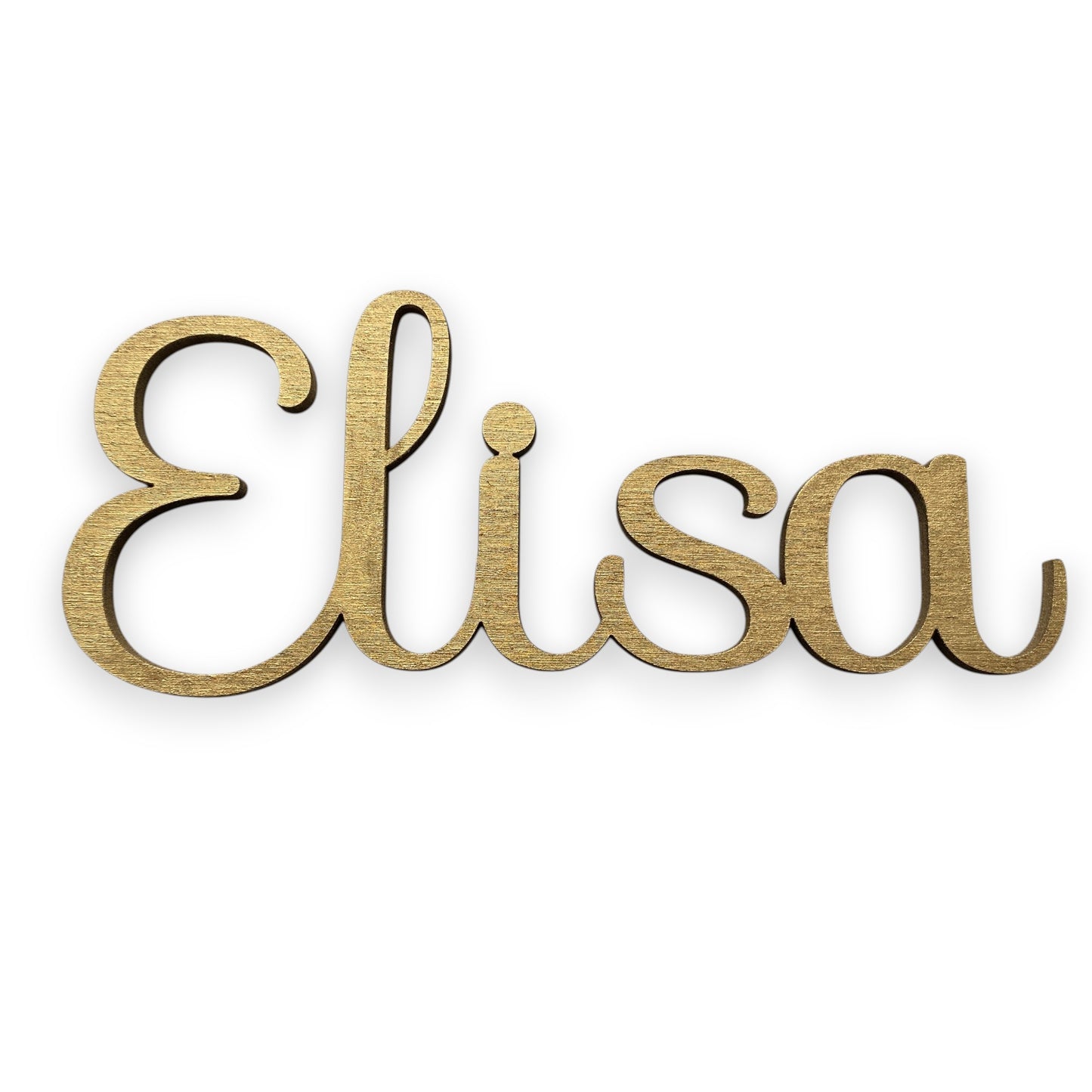 Nome PERSONALIZZATO in legno da appendere (Sofia Script)