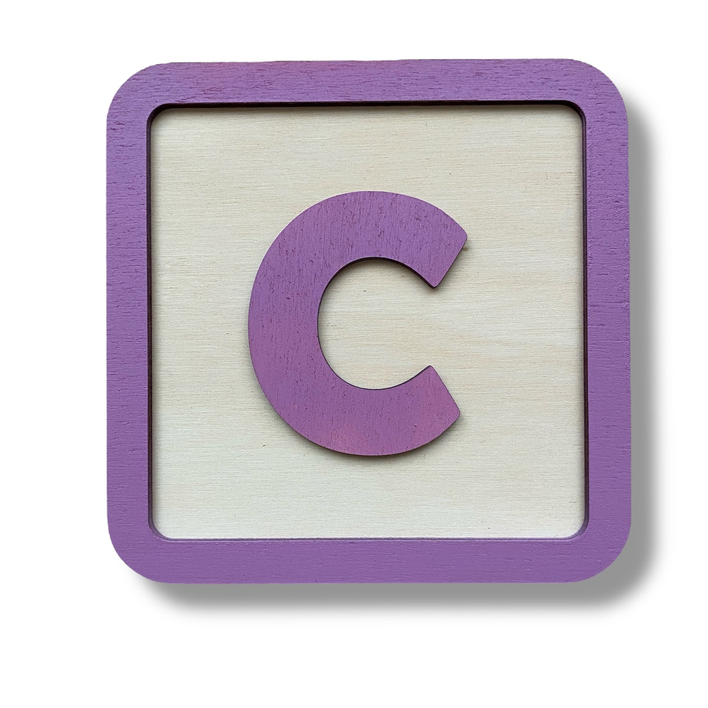 Lettera incorniciata Realizzazione NOME PERSONALIZZATO in legno