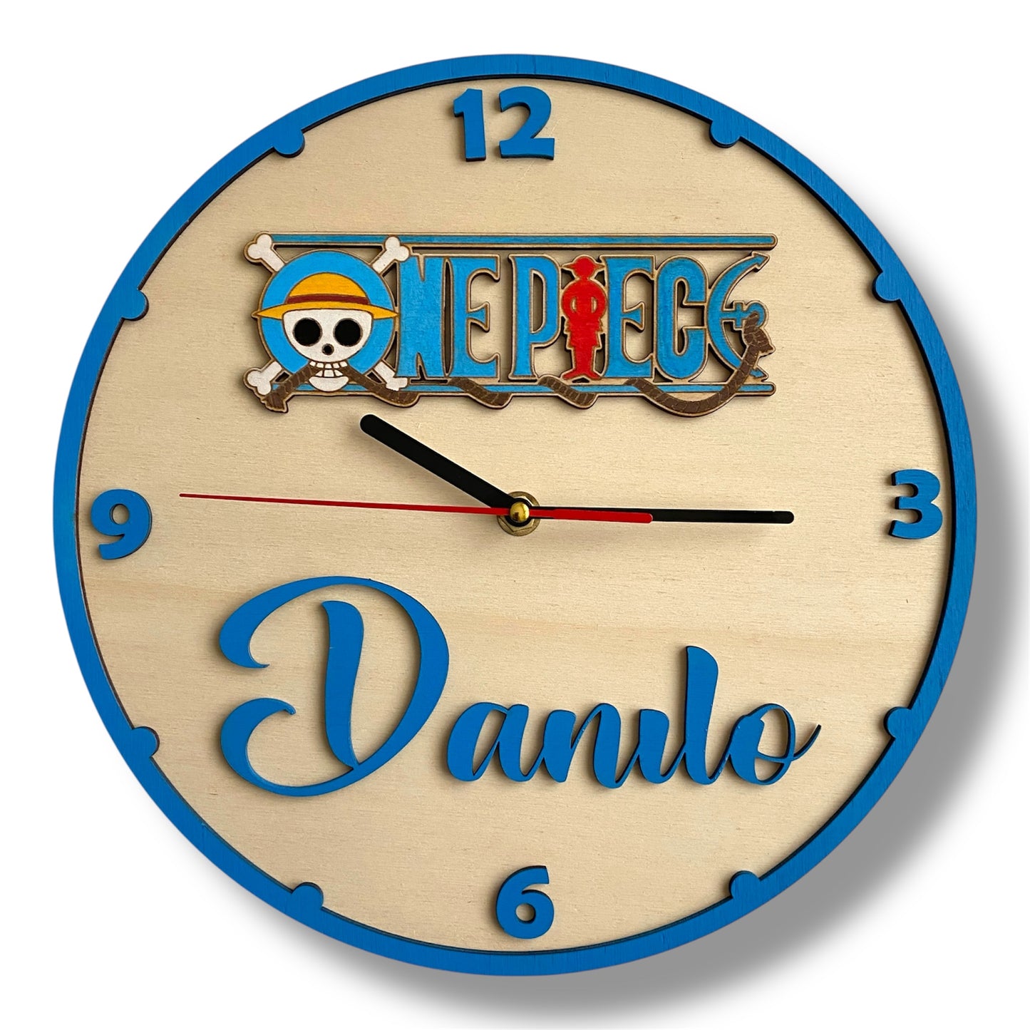 Orologio da parete OnePiece - Personalizzato con NOME