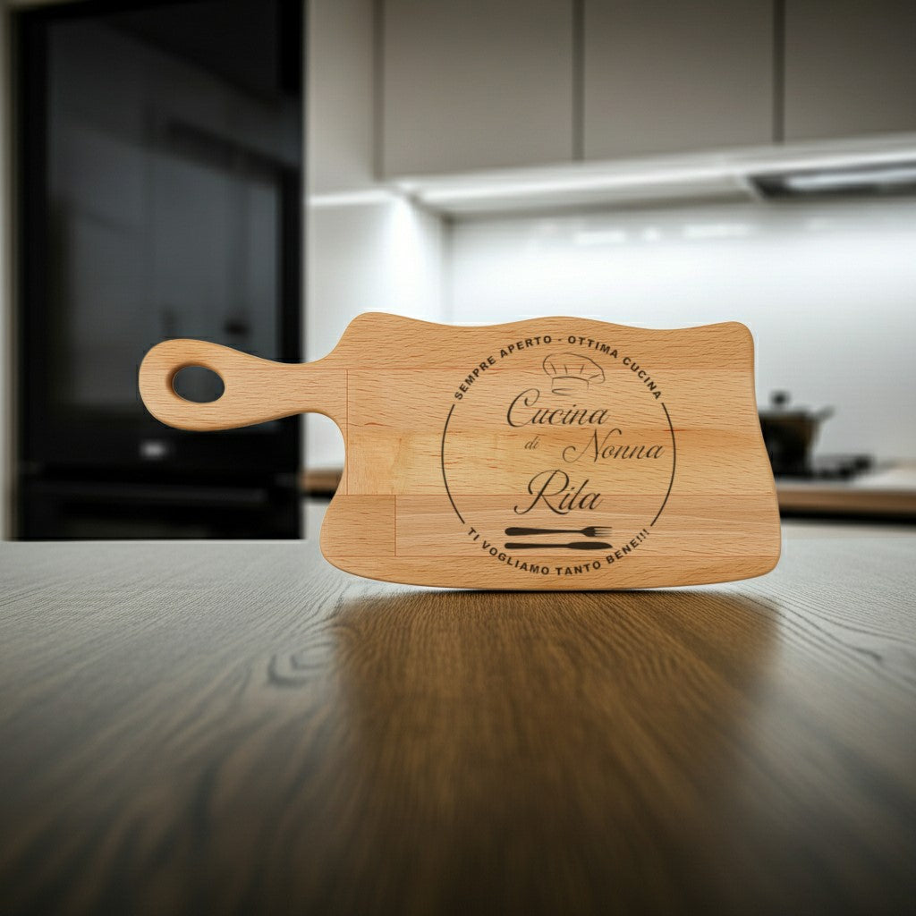 Tagliere in FAGGIO - Nonna - Personalizzato (Art.37)