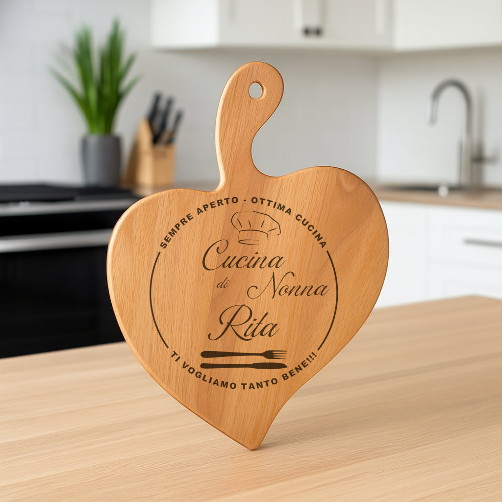 Tagliere in FAGGIO - Nonna - Personalizzato (Art.47)