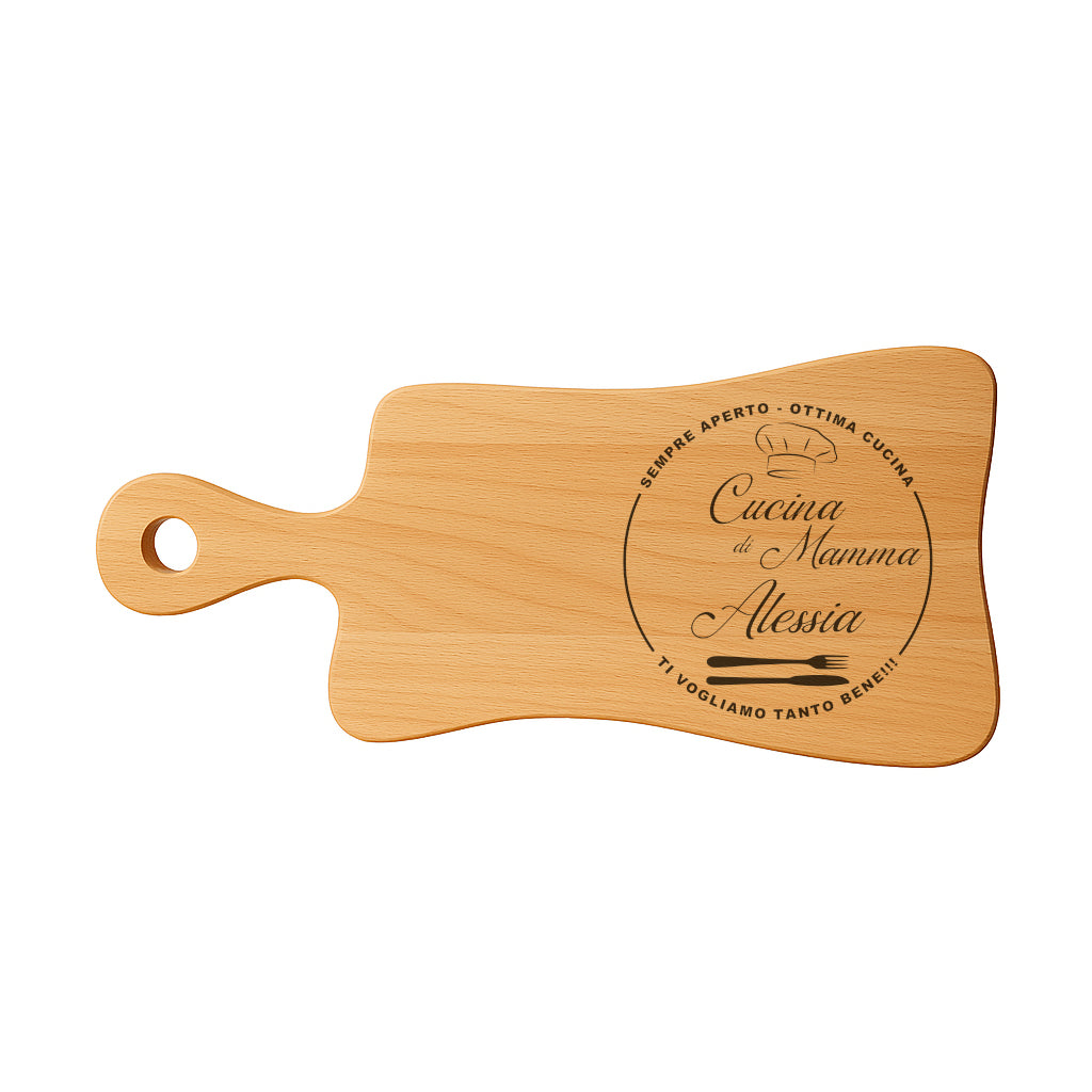 Tagliere in FAGGIO - Mamma - Personalizzato (Art.7)