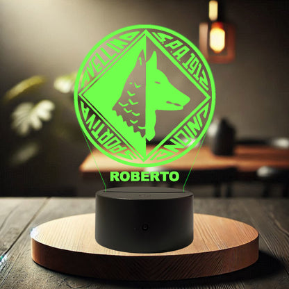 Lampada Led Calcio - Avellino - Personalizzata con NOME