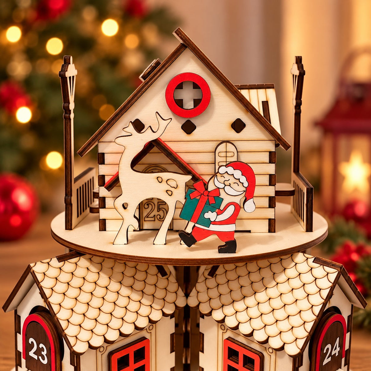 Calendario Villaggio dell'Avvento in Legno