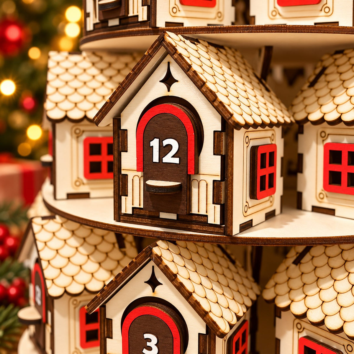Calendario Villaggio dell'Avvento in Legno