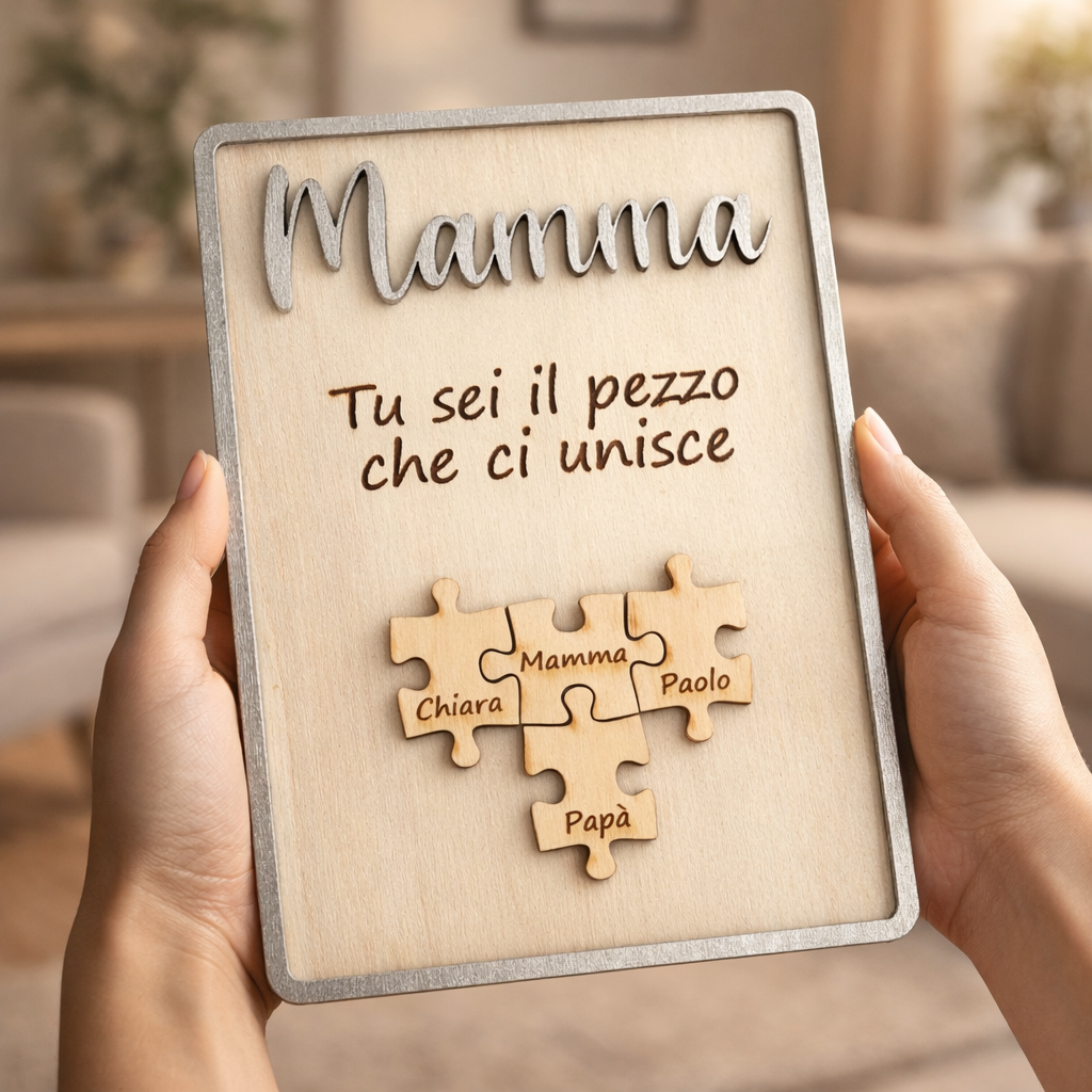 Quadretto Puzzle - Festa della Mamma