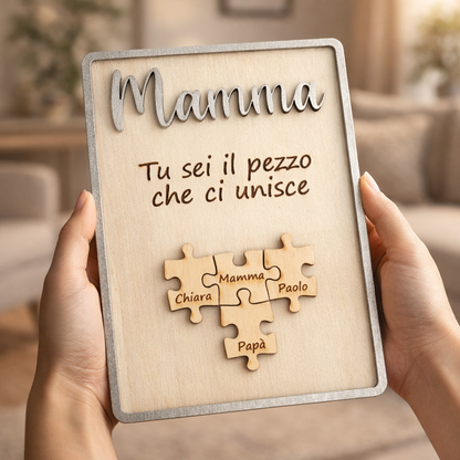 Quadretto Puzzle - Festa della Mamma