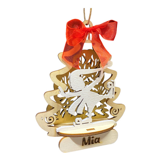 Decorazione Natalizia Alberello 3D - Elfo Personalizzato con NOME