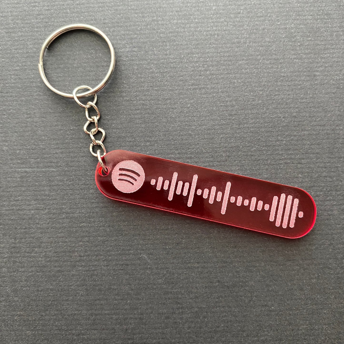 Portachiavi SPOTIFY in acrilico  - Personalizzato con il tuo BRANO preferito