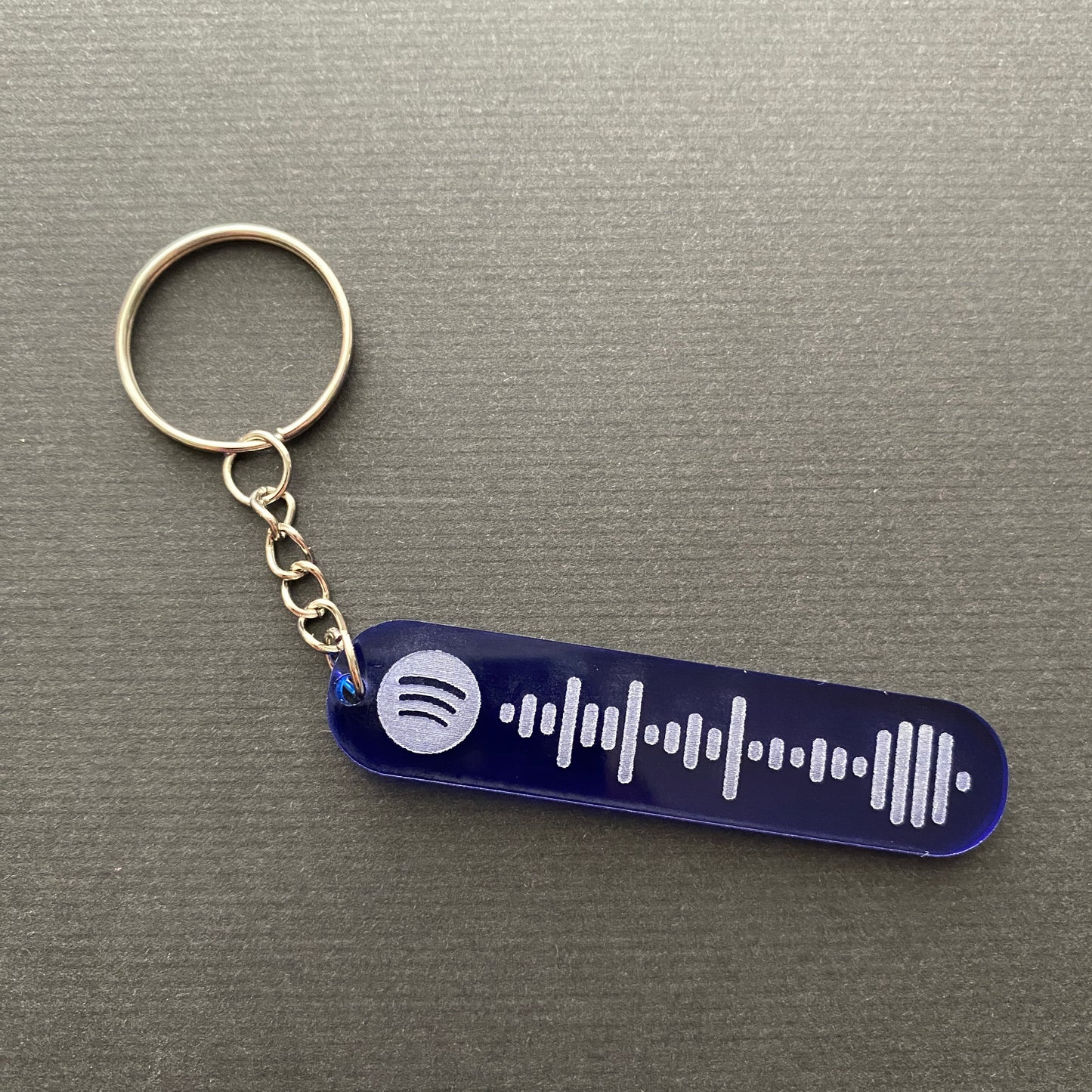 Portachiavi SPOTIFY in acrilico  - Personalizzato con il tuo BRANO preferito