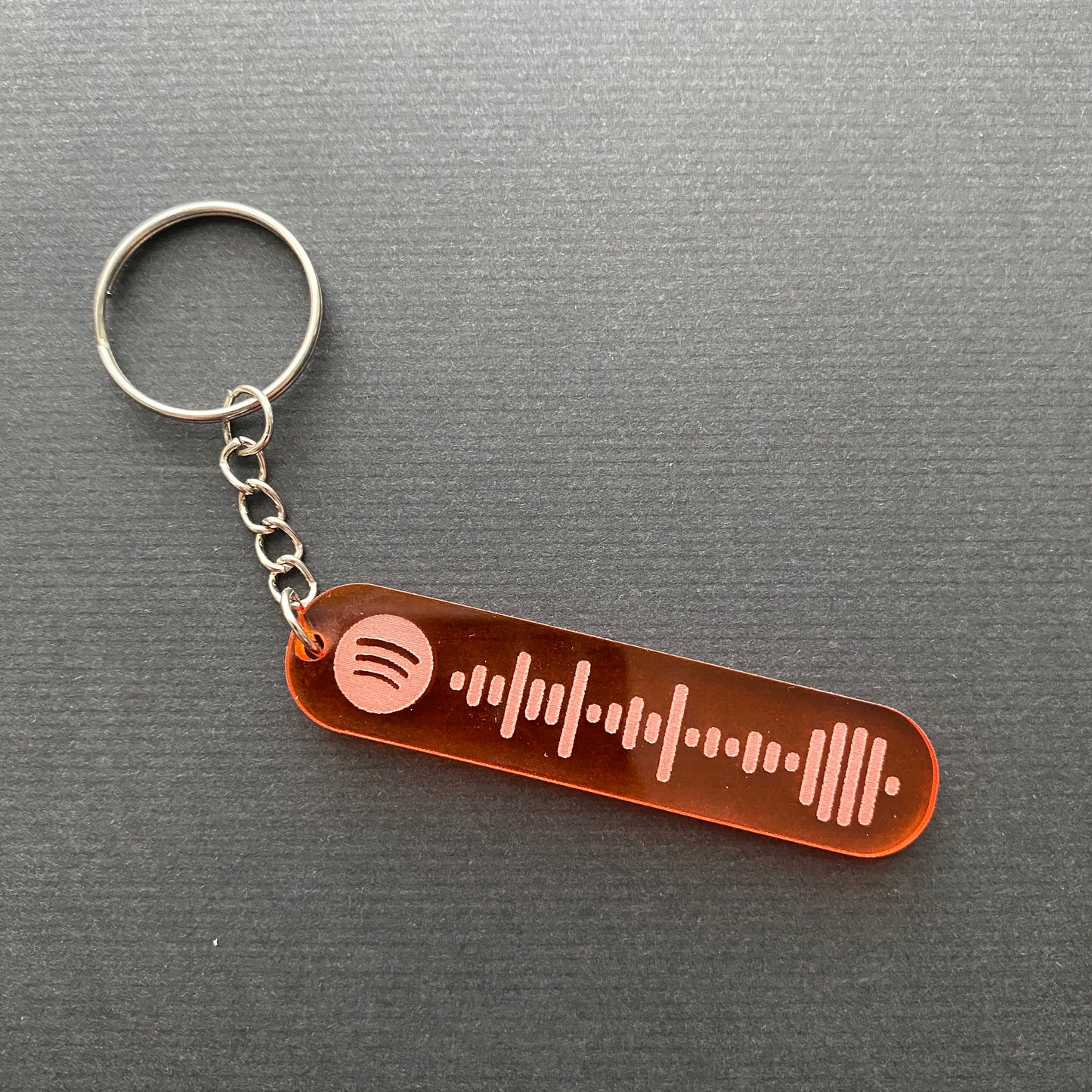 Portachiavi SPOTIFY in acrilico  - Personalizzato con il tuo BRANO preferito