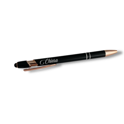 Penna push-stylus TOUCH in Alluminio Personalizzata - con custodia