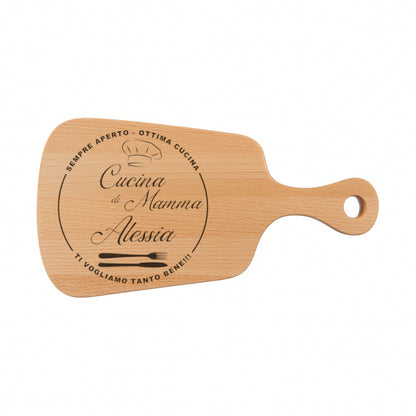 Tagliere in FAGGIO - Mamma - Personalizzato (Art.10)