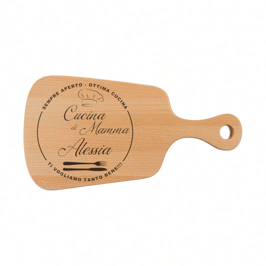 Tagliere in FAGGIO - Mamma - Personalizzato (Art.10)