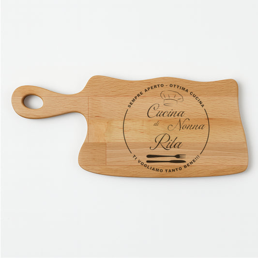 Tagliere in FAGGIO - Nonna - Personalizzato (Art.37)