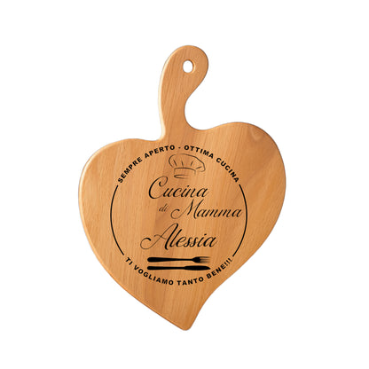 Tagliere in FAGGIO - Mamma - Personalizzato (Art.47)