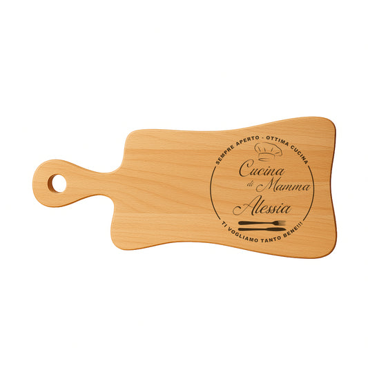 Tagliere in FAGGIO - Mamma - Personalizzato (Art.7)